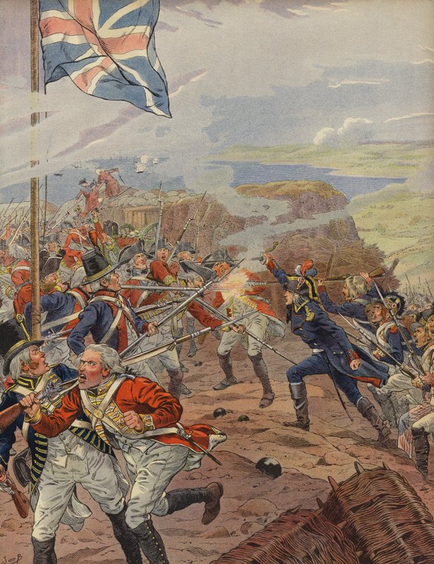 Napoleon Bonaparte johti hyökkäystä Toulonin piirityksessä tekijältä Jacques Marie Gaston Onfray de Breville (Job)