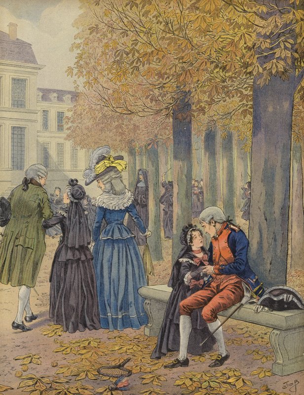 Napoleon ja hänen sisarensa Elisa tekijältä Jacques Marie Gaston Onfray de Breville (Job)