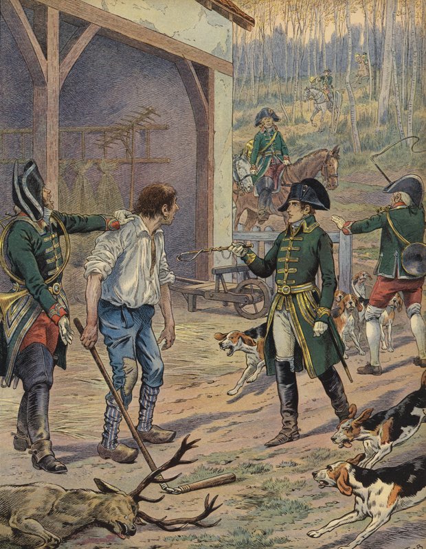 Napoleonin metsästys tekijältä Jacques Marie Gaston Onfray de Breville (Job)