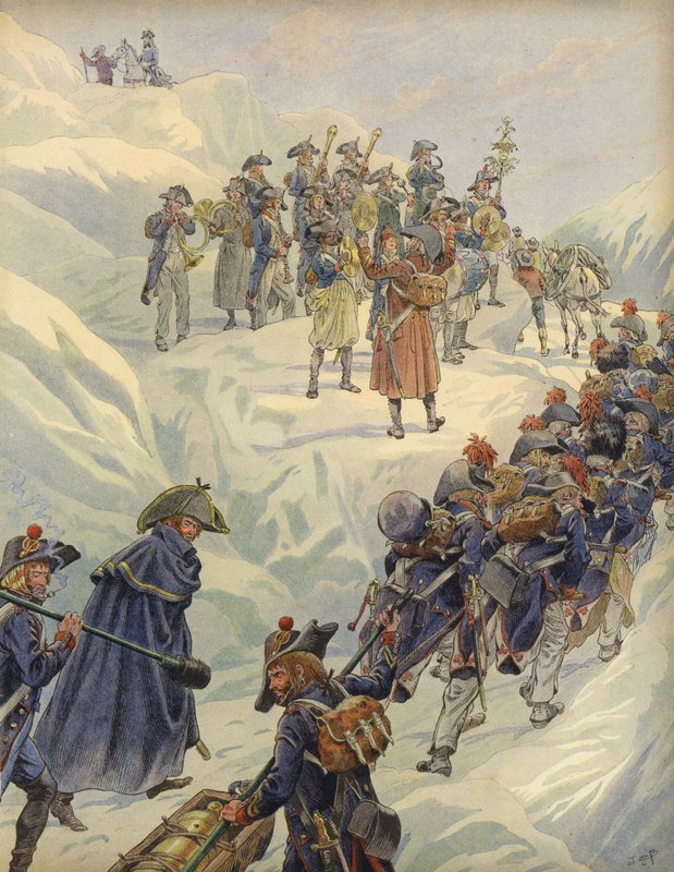 Saint Bernardin kulku tekijältä Jacques Marie Gaston Onfray de Breville (Job)