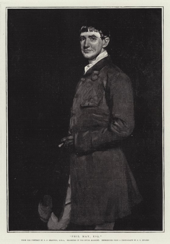 Phil May, Esquire litho tekijältä James Jebusa Shannon