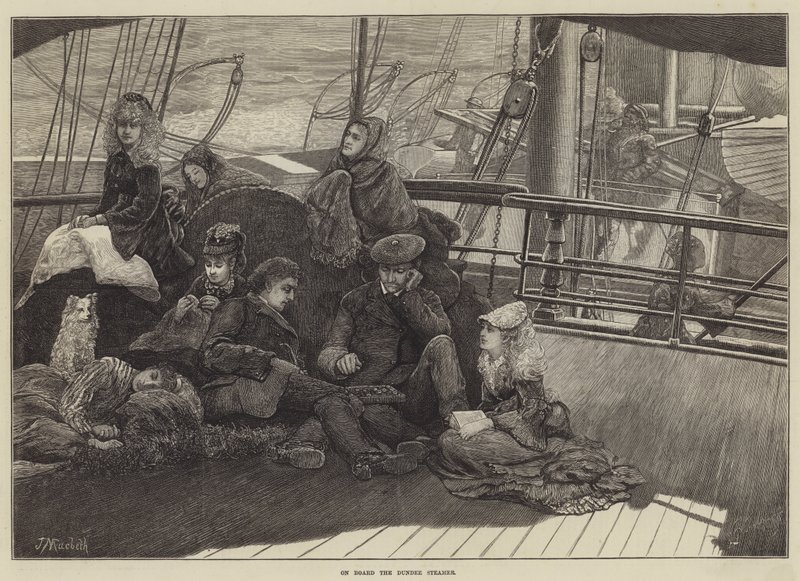 Dundee Steamer -laivalla tekijältä James Macbeth