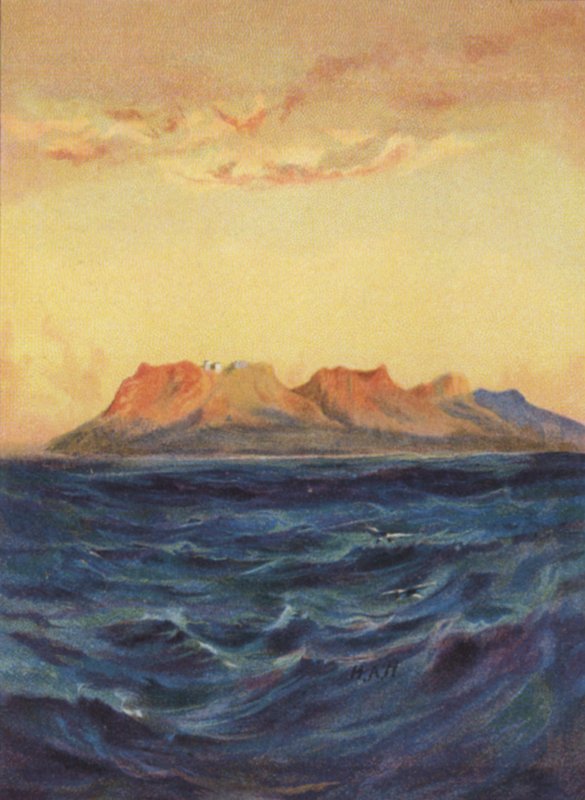 Patmossaari (väri litho) tekijältä James (after) Clark