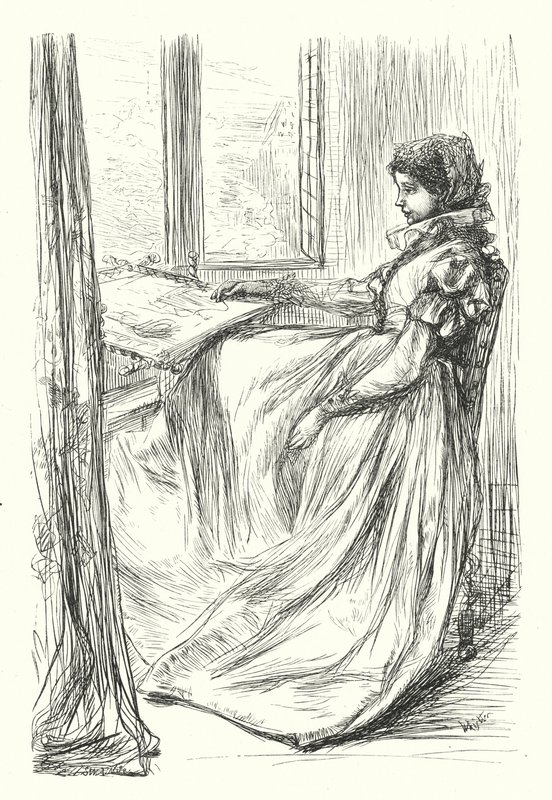 Lady Mabelin rakastajat (kaiverrus) tekijältä James Abbott McNeill (after) Whistler