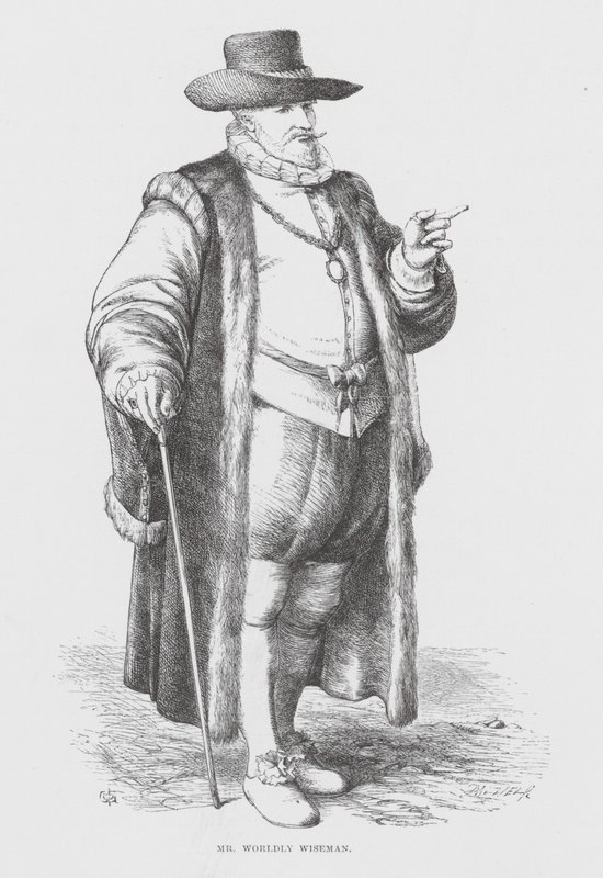 Mr Worldly Wiseman (kaiverrus) tekijältä James Dawson Watson
