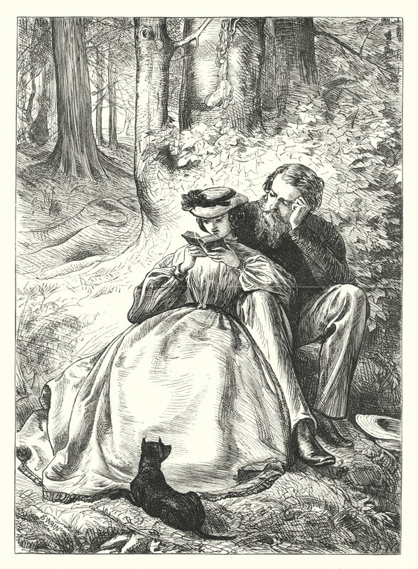 Kesä Idleness (kaiverrus) tekijältä James Dawson Watson