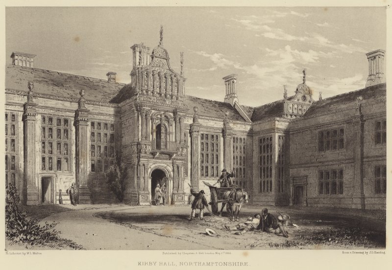Kirby Hall, Northamptonshire tekijältä James Duffield Harding