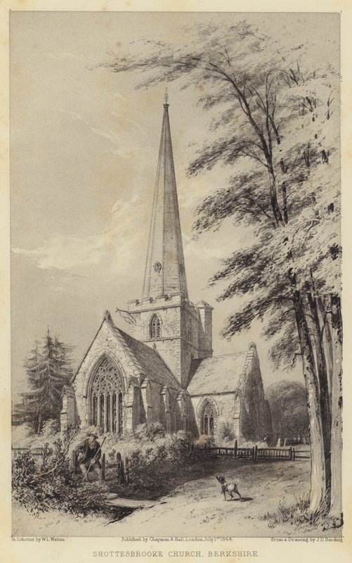 Shottesbrooken kirkko, Berkshire tekijältä James Duffield Harding