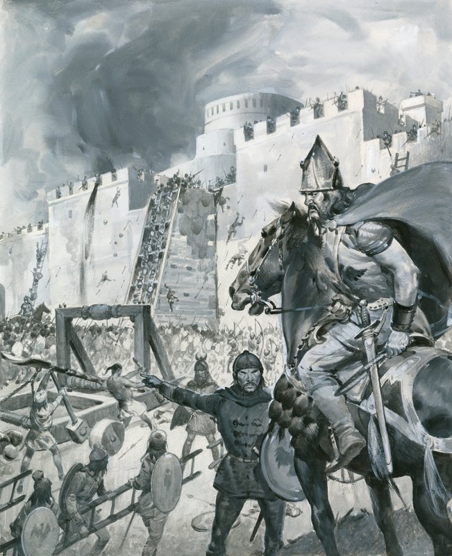 Valtava tataarien armeija piiritti Kaffan Abessiniassa vuonna 1346. tekijältä James Edwin McConnell