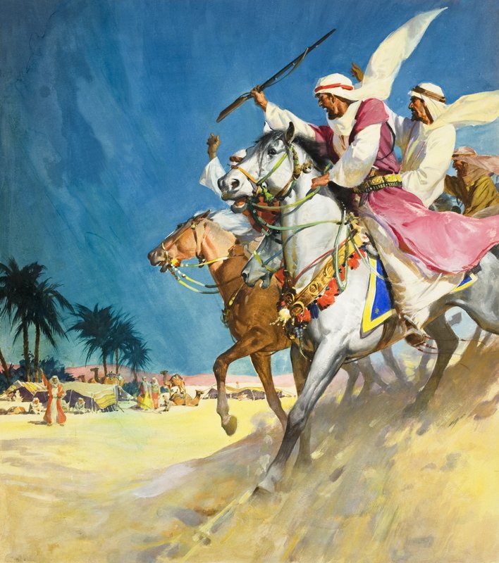 Arabit (guassi paperille) tekijältä James Edwin McConnell