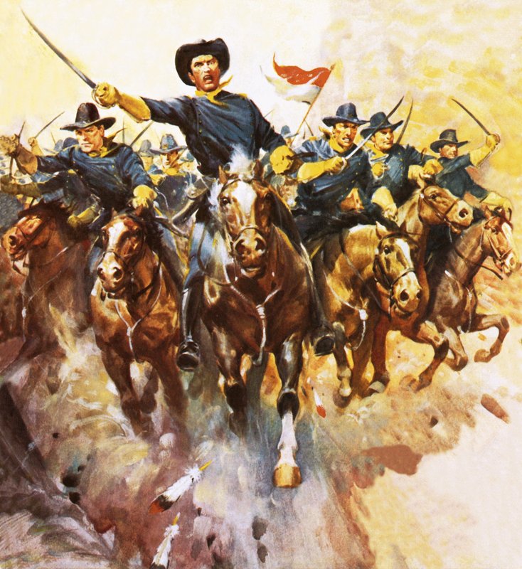 Yhdysvaltain ratsuväen hyökkäys tekijältä James Edwin McConnell