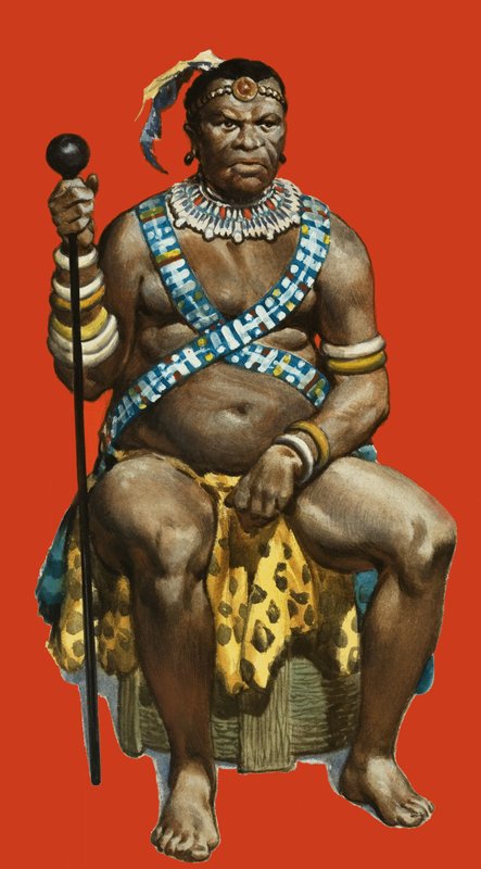 Zulujen päällikkö Dingaan tekijältä James Edwin McConnell