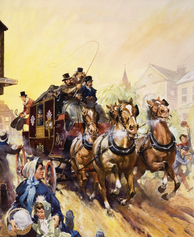 Postin ja matkustajien kuljettaminen linja-autolla tekijältä James Edwin McConnell