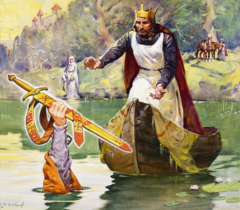 Kuuluisia kumppanuuksia: Arthur ja Excalibur tekijältä James Edwin McConnell
