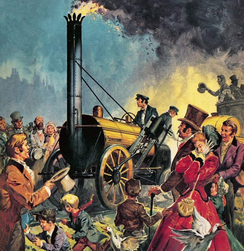 George Stephensonin raketti tekijältä James Edwin McConnell