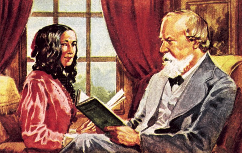 Robert Browning ja Elizabeth Barrett Browning tekijältä James Edwin McConnell