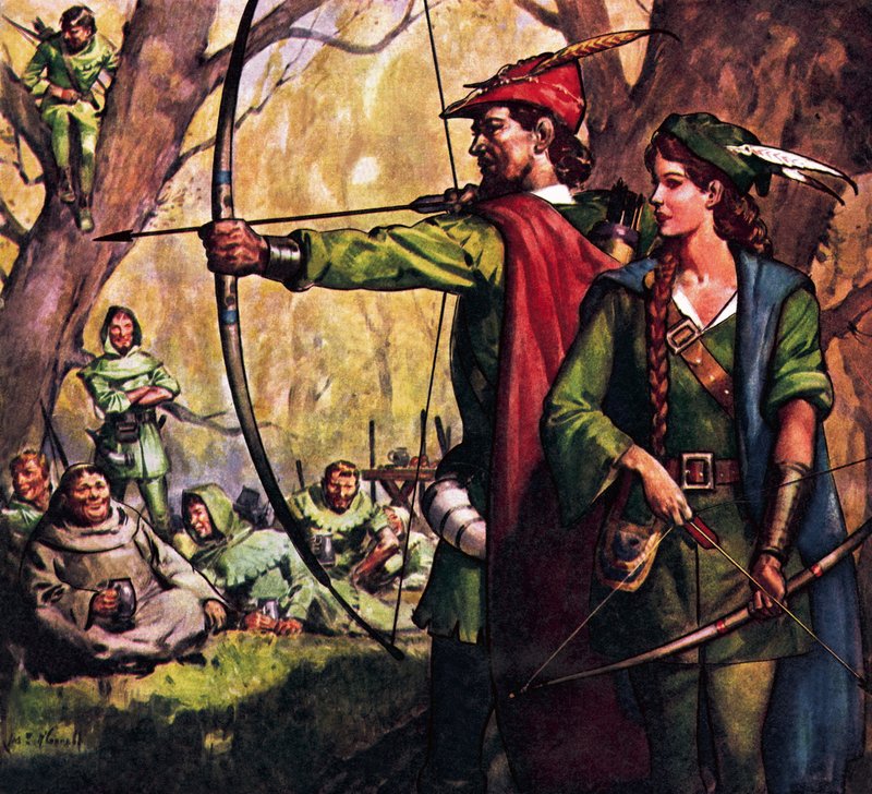 Robin Hood ja Maid Marian tekijältä James Edwin McConnell