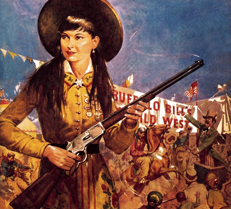 Sharpshooter Annie -- Annie Oakley ja hänen aseensa tekijältä James Edwin McConnell