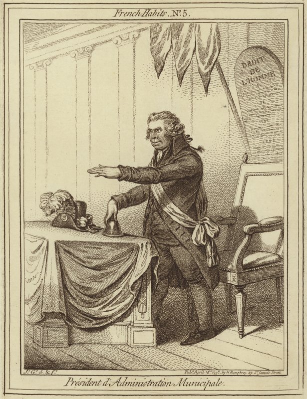 Karikatyyri John Horne Tookesta tekijältä James Gillray