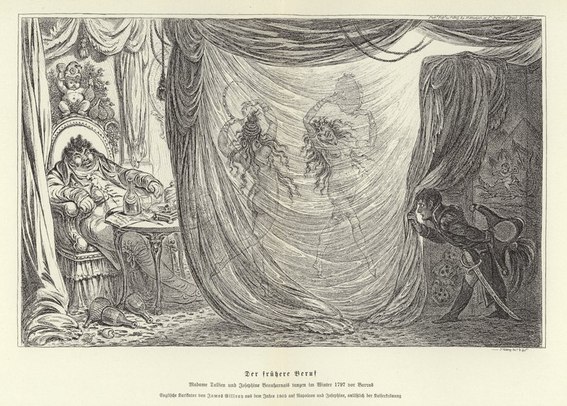 Entinen ammatti tekijältä James Gillray