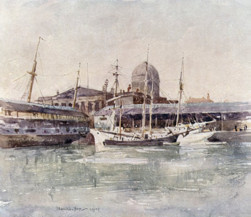 Custom House Salthouse Dockilta tekijältä James Hamilton Hay