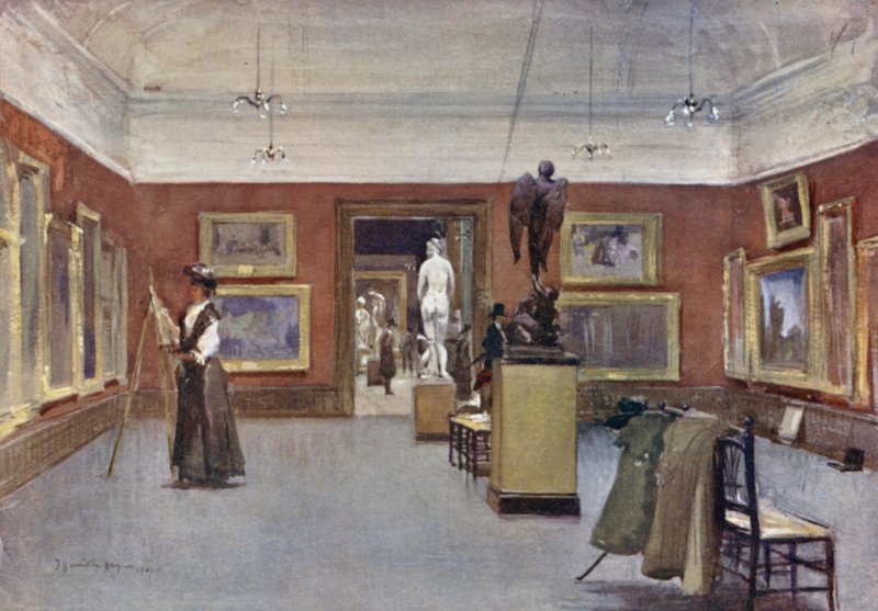 Walkerin taidegalleria, sisustus tekijältä James Hamilton Hay
