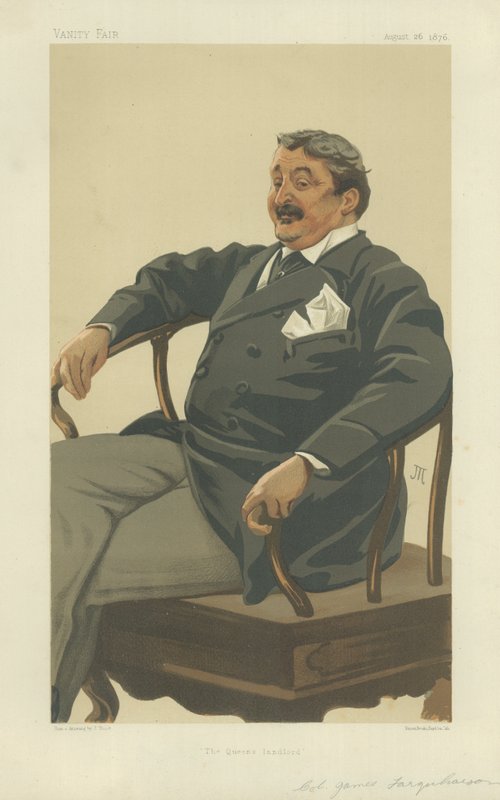 Eversti James Farquharson, Invercauld, Queen