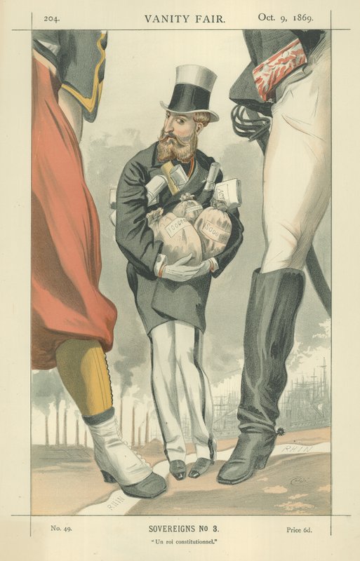 Leopold II, belgialainen kuningas tekijältä James Jacques Joseph Tissot
