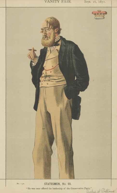 Rutlandin herttua (väri litho) tekijältä James Jacques Joseph Tissot