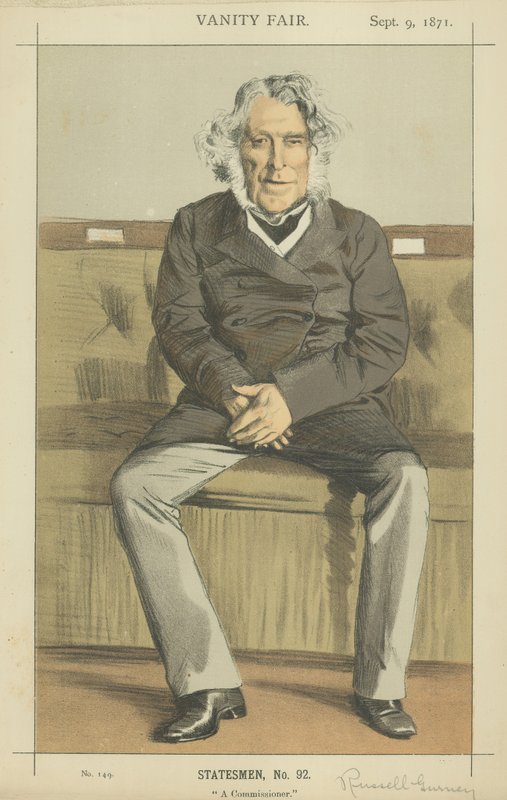 Oikea Hon Russell Gurney (väri litho) tekijältä James Jacques Joseph Tissot