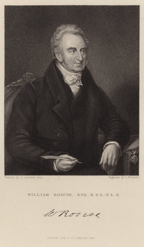 William Roscoen muotokuva tekijältä James Lonsdale