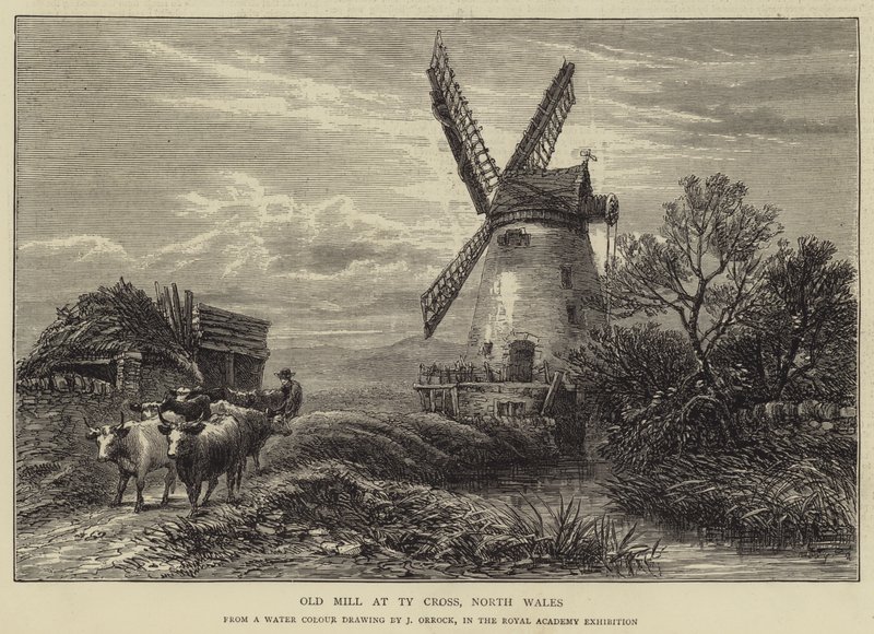 Old Mill at The Cross, Pohjois-Wales tekijältä James Orrock