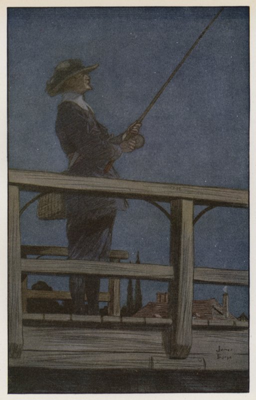Izaak Waltonin kuvitus The Compleat Anglerille tekijältä James Thorpe