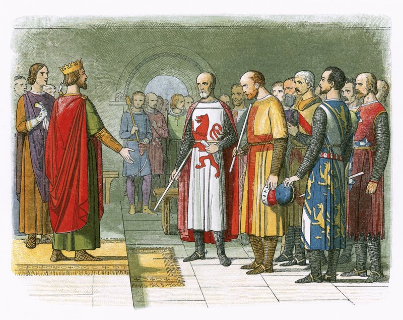 Kuningas Henrik III ja hänen parlamenttinsa tekijältä James William Edmund Doyle
