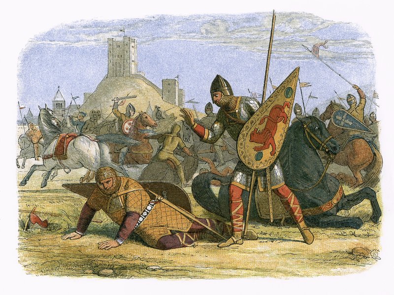 Robert haavoitti isäänsä, kuningas William I:tä tekijältä James William Edmund Doyle
