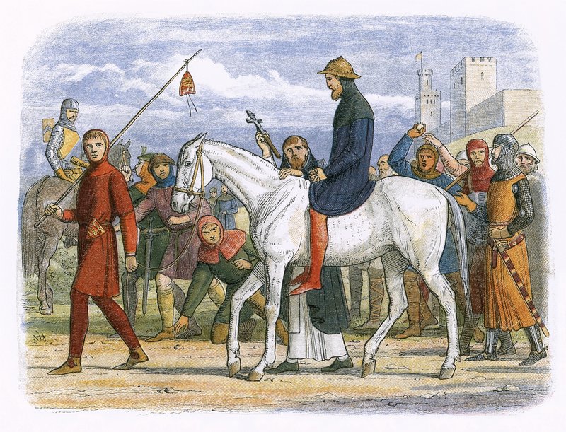 Thomas, Earl of Lancaster, johdatettiin teloitukseen tekijältä James William Edmund Doyle