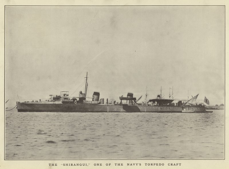 Shirangui, yksi laivaston Torpedo-aluksista tekijältä Japanese Photographer