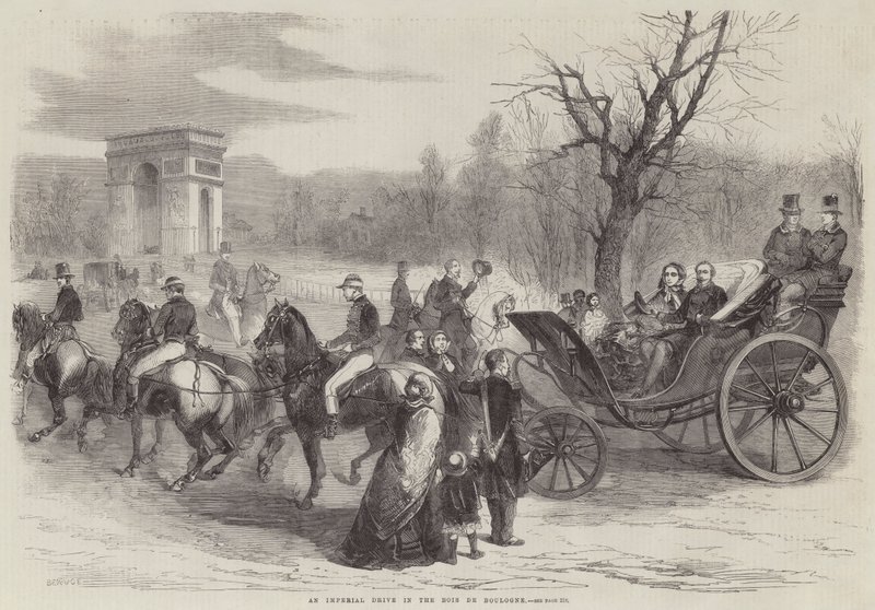 Imperial Drive Bois de Boulognessa tekijältä Jean Adolphe Beauce