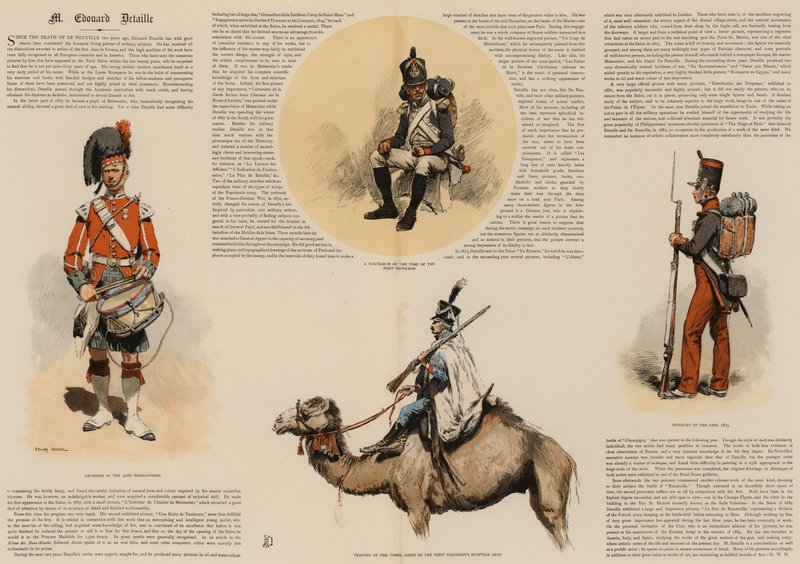 M Edouard Detaille (chromolitho) tekijältä Jean Baptiste Edouard Detaille