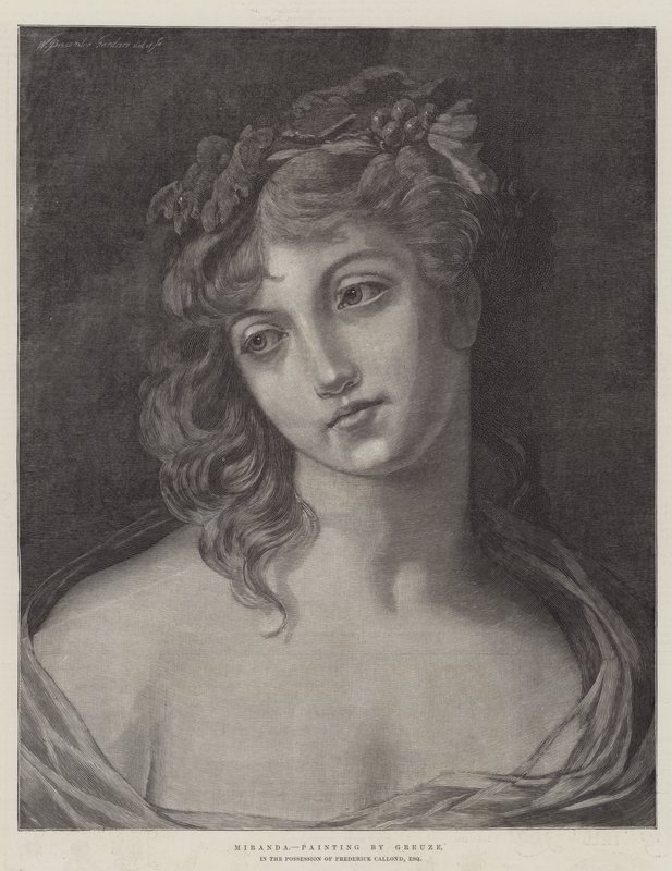 Miranda tekijältä Jean Baptiste Greuze