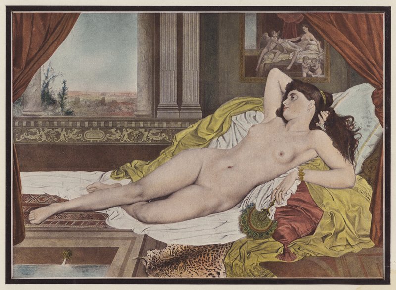 Sohvalla (väri litho) tekijältä Jean Alexandre Coraboeuf