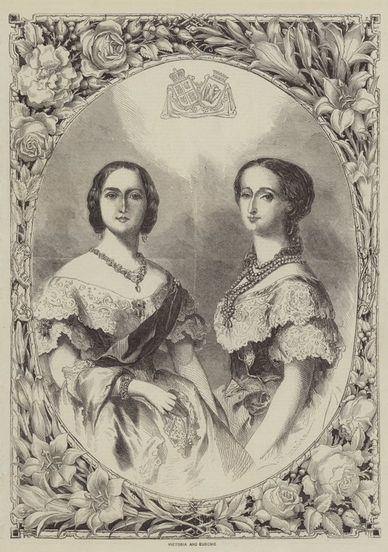 Victoria ja Eugenie tekijältä Jean Antoine Valentin Foulquier