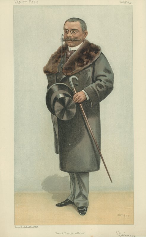 M Theophile Delcasse (väri litho) tekijältä Jean Baptiste (after) Guth