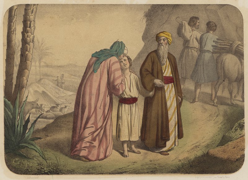 Lähtö uhraukselle tekijältä Jean Baptiste Auguste Leloir