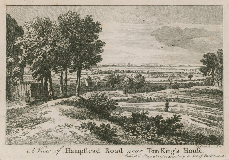 Näkymä Hampstead Roadille lähellä Tom King