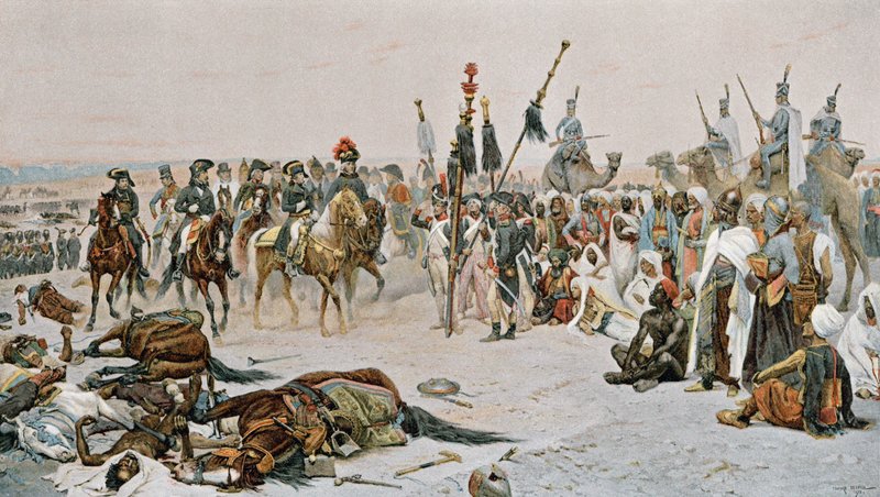 Bonaparte Egyptissä tekijältä Jean Baptiste Edouard Detaille