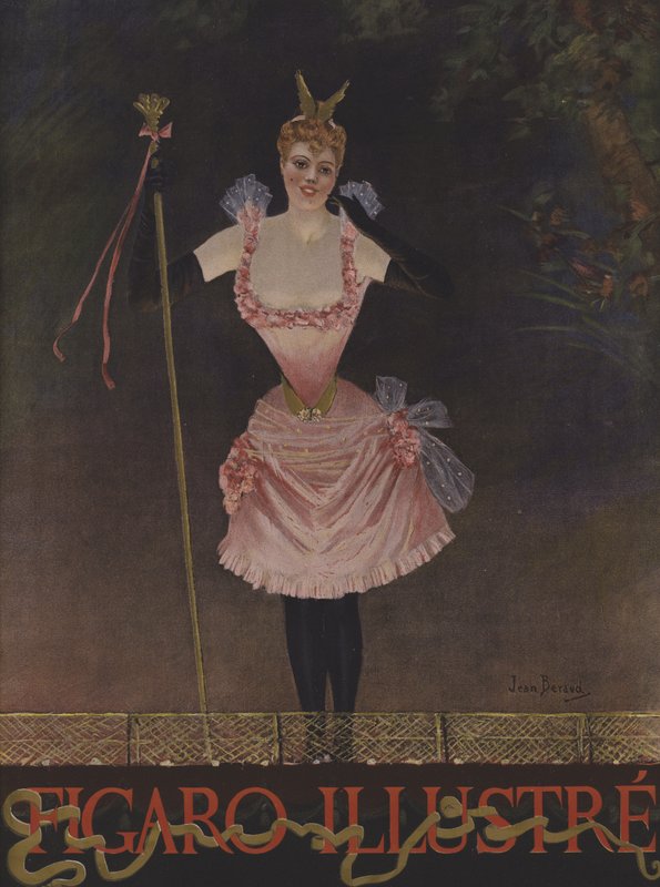 Le Figaro Illustre -lehden kansi, joulukuu 1891 tekijältä Jean Beraud