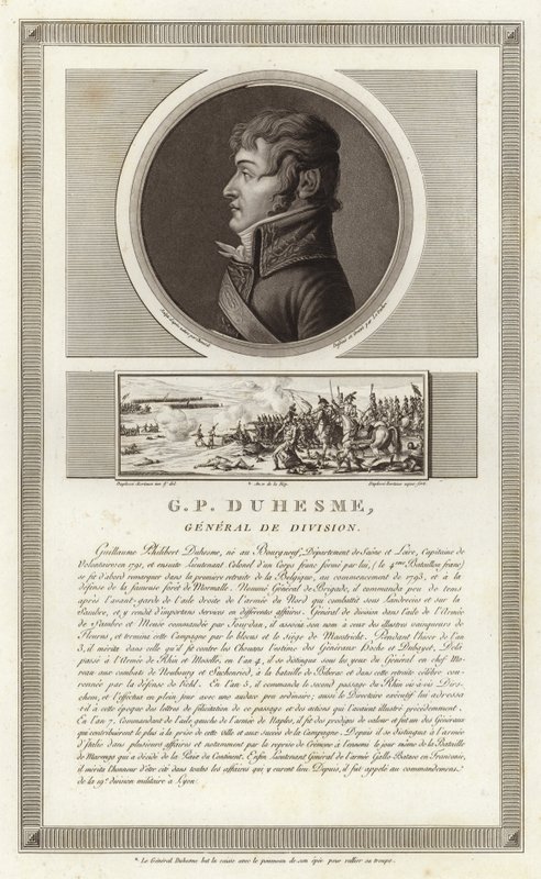 Guillaume Philibert Duhesmen muotokuva tekijältä Jean Duplessi Bertaux