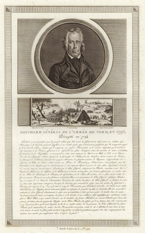 Jean Nicolas Houchardin muotokuva tekijältä Jean Duplessi Bertaux
