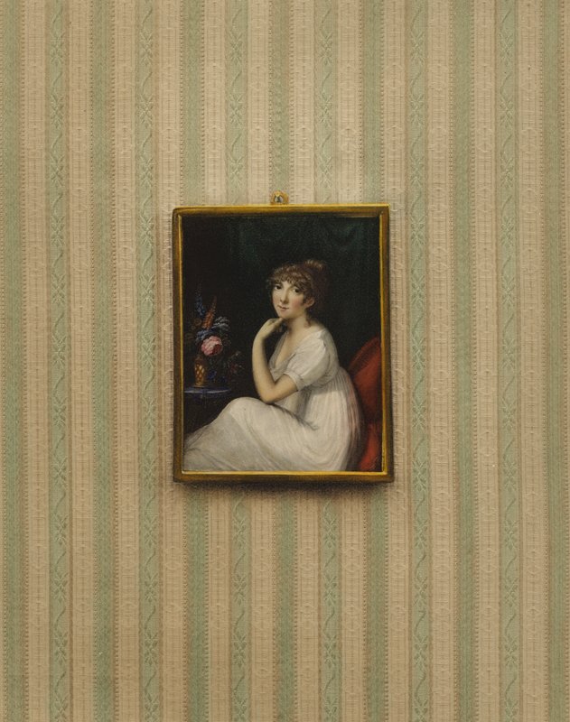 Kuningatar Caroline, kuningas Yrjö IV:n vaimo, muotokuva tekijältä Jean Francois Marie Huet Villiers